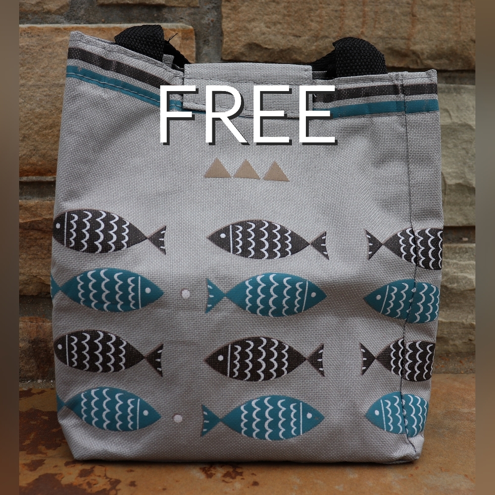 Fish Gaphic Printed Lunch Box